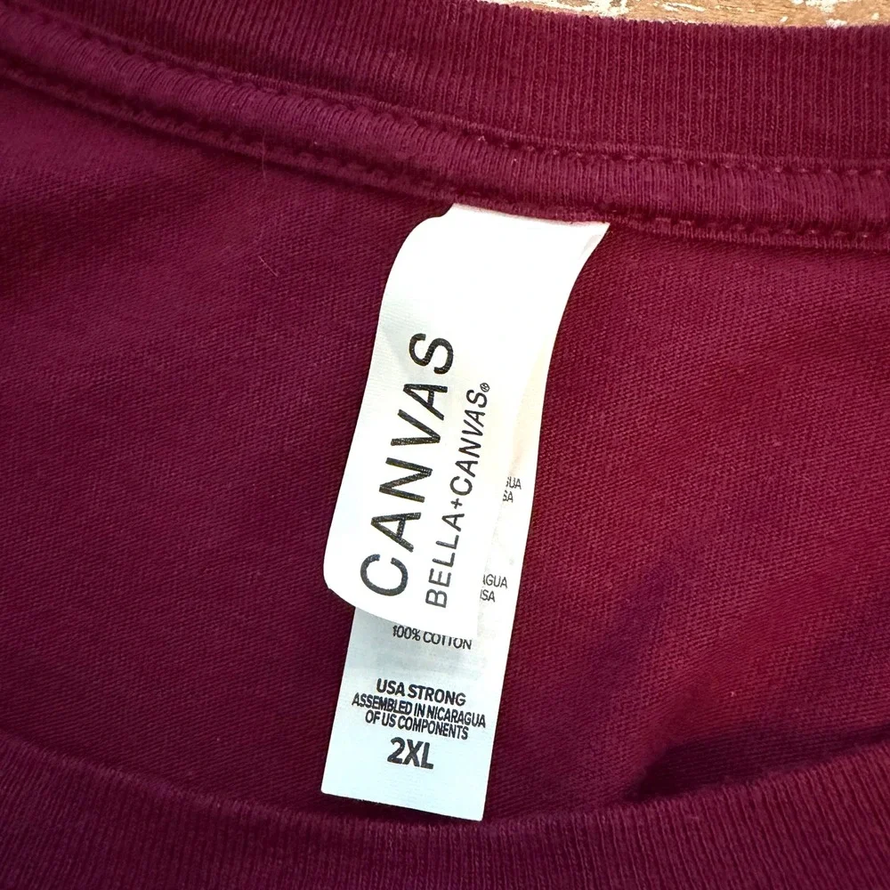 Maroon 5 Beautiful Mistakes Band T-Shirt Mens 2XL Burgundy Bella Canvas Graphic